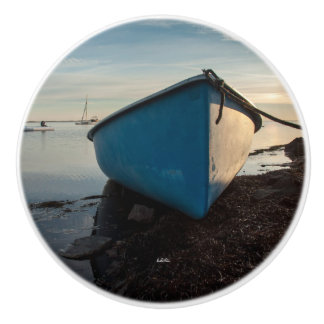 Poignée de porte, photo d'une barque knopp