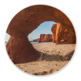 Poignée de porte, photo plage et cap knopp