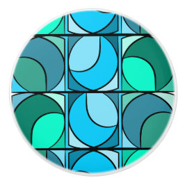 Poignée en Céramique 70' bleue Knopp