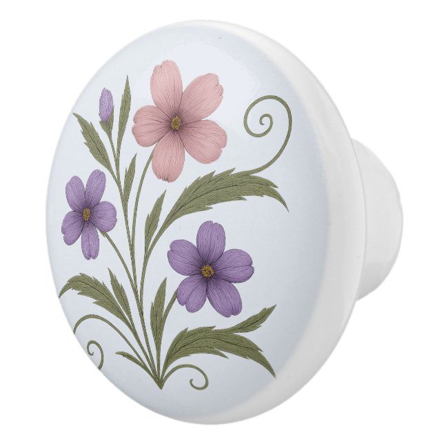 Poignée en Céramique nature sauvage Knopp (Höger)