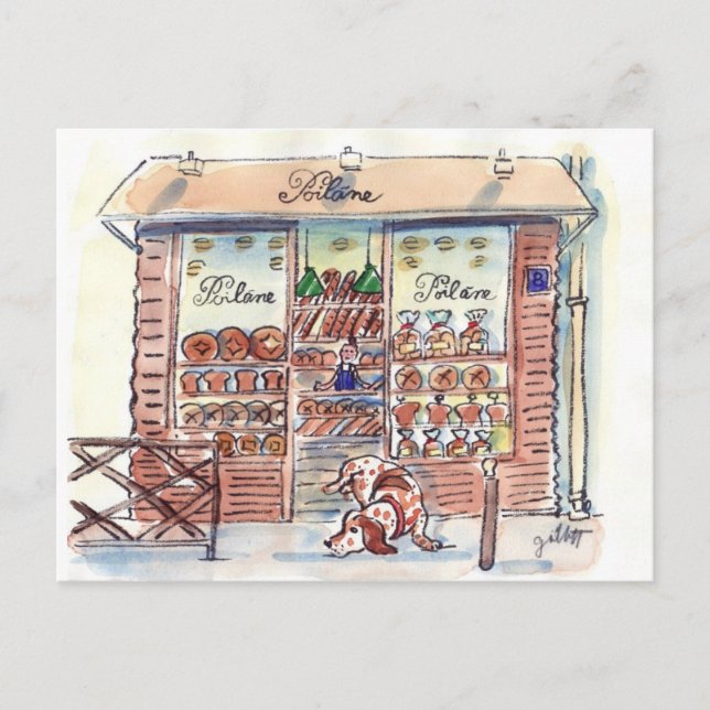Poilane Boulangerie Paris Vykort (Framsida)