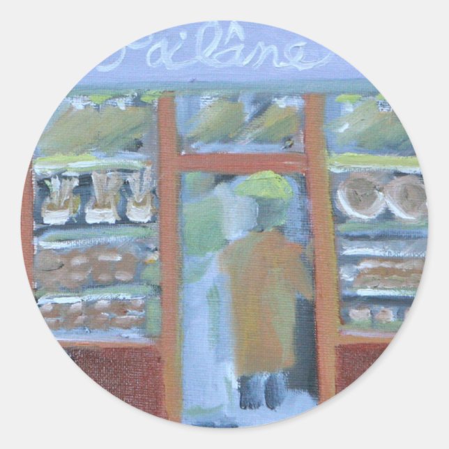 "Poilane" Runt Klistermärke (Framsida)