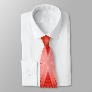 Poinciana Red Milky White Cloudy Abstract Design Slips