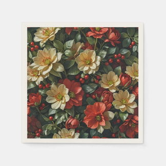 Poinsetia Pappersservett