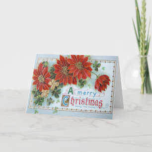 Poinsetta Helgkort
