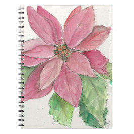 poinsettia anteckningsbok