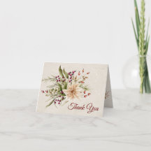 Poinsettia & Berries Elegant bröllop