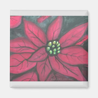 Poinsettia Blessing Magnet