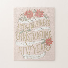 Poinsettia boughand baners pussel