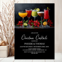 Poinsettia Christmas Cocktail Party