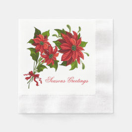 Poinsettia Cocktail Pappersservett