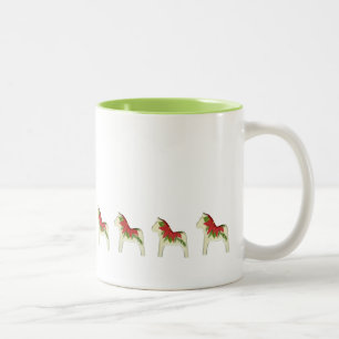 Poinsettia Dala Horse Hett Cider Mugg