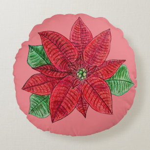 Poinsettia Dekorativ kudde