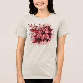 Poinsettia Fairy T Shirt