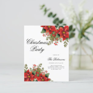 Poinsettia Helgdag och Menu