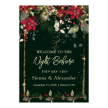 Poinsettia Holly Välkommen till Natten före undert