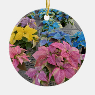 Poinsettia Julgransprydnad Keramik