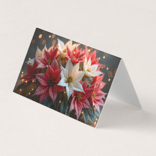 Poinsettia julkort 1 kort