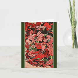 Poinsettia Kort
