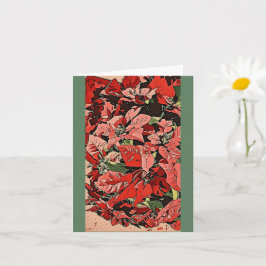 Poinsettia Kort