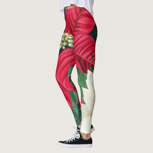 Poinsettia Leggings (Vänster)