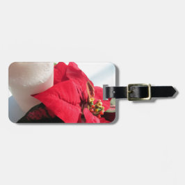 Poinsettia med Candle Bagagebricka