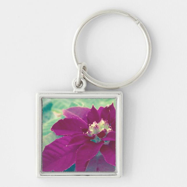 Poinsettia nyckelring (Framsidan)