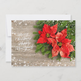 Poinsettia om julen i Wood Business
