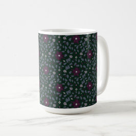 Poinsettia Paradise Coffee Mug Dark Kaffemugg
