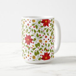 Poinsettia Paradise Coffee mugg ljus