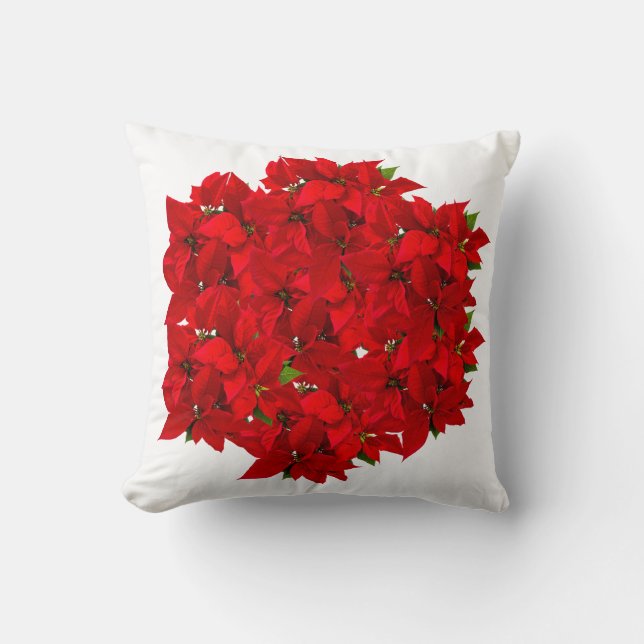 Poinsettia Paradise Pillow Kudde (Framsida)