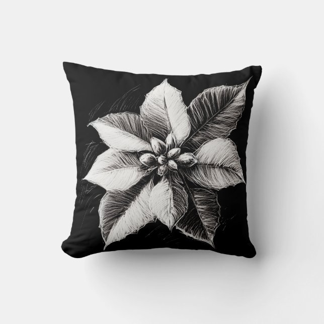 Poinsettia Pillow Kudde (Framsida)