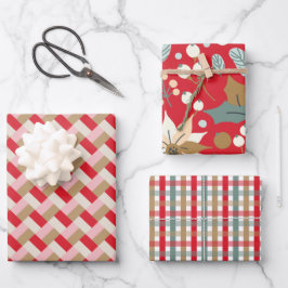 Poinsettia pläderade röd helgdag i bakgrunden vint