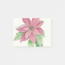 poinsettia post-it block