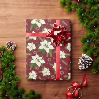 Poinsettia Presentpapper