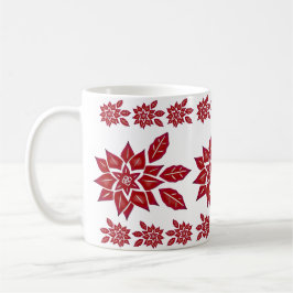 Poinsettia (röd) kaffemugg
