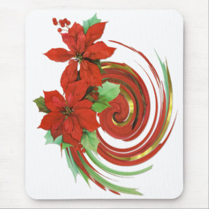 Poinsettia Swirl Musmatta