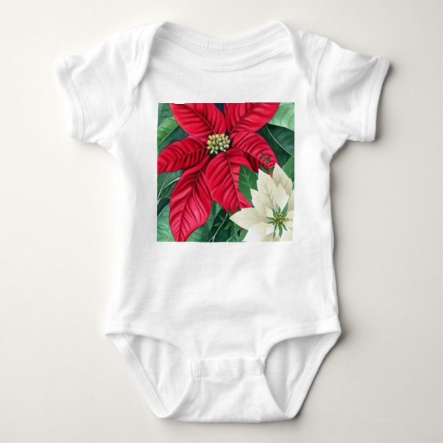 Poinsettia T Shirt (Framsida)
