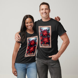 Poinsettia Tarot Card T Shirt