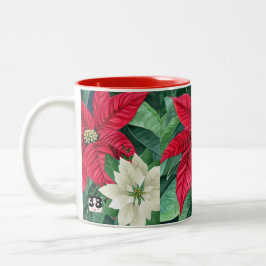 Poinsettia Två-Tonad Mugg