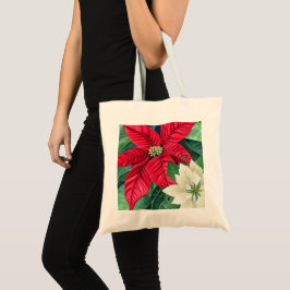 Poinsettia Tygkasse