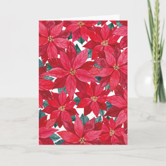 Poinsettia Vinterskydd Helgkort