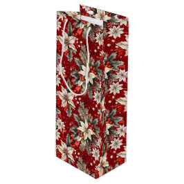 Poinsettia White Red Grönt