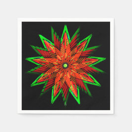 Poinsettia WOW Pappersservett