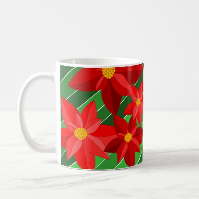 Poinsettias Kaffemugg (Vänster)