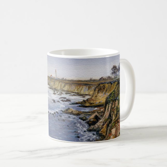 "Point Arena Lighthouse" Kaffemugg (Framsida höger)