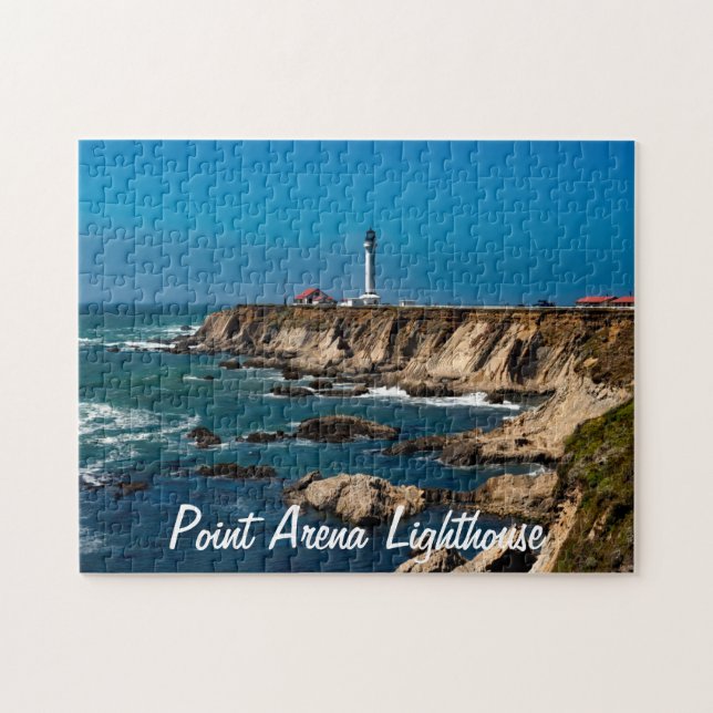 Point Arena Lighthouse Scenia Pussel (Horisontell)