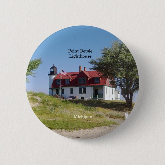 Point Betsie fyrknapp Knapp (Framsida)