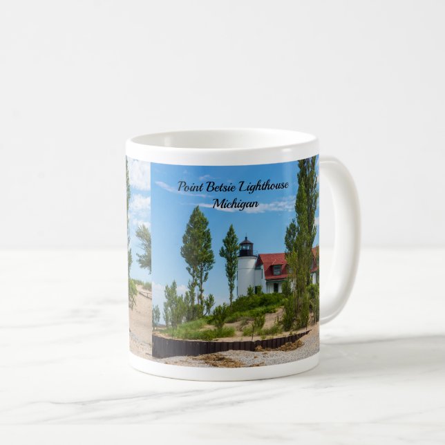 Point Betsie Lighthouse Coffee Mugg (Framsida höger)