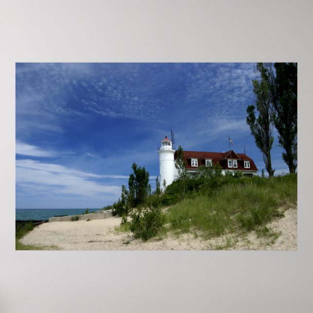 Point Betsie Lighthouse Poster (Framsidan)